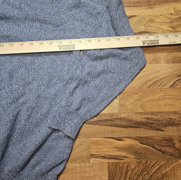 L.L.Bean Sweater Cotton Mens XXL Blue Pullover Crew Neck - Picture 7 of 8